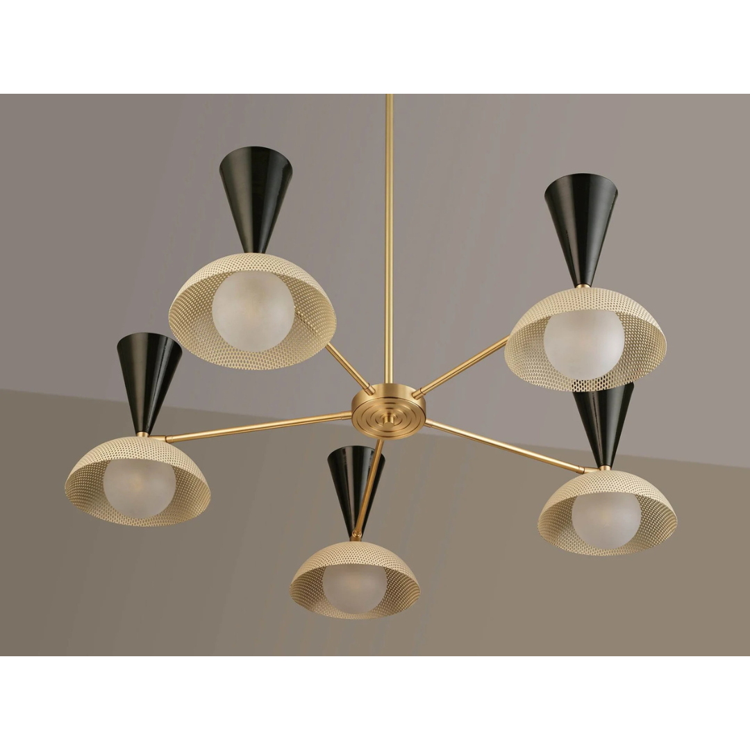 Blueprint Lighting : Molto 5-Arm Pendant Chandelier