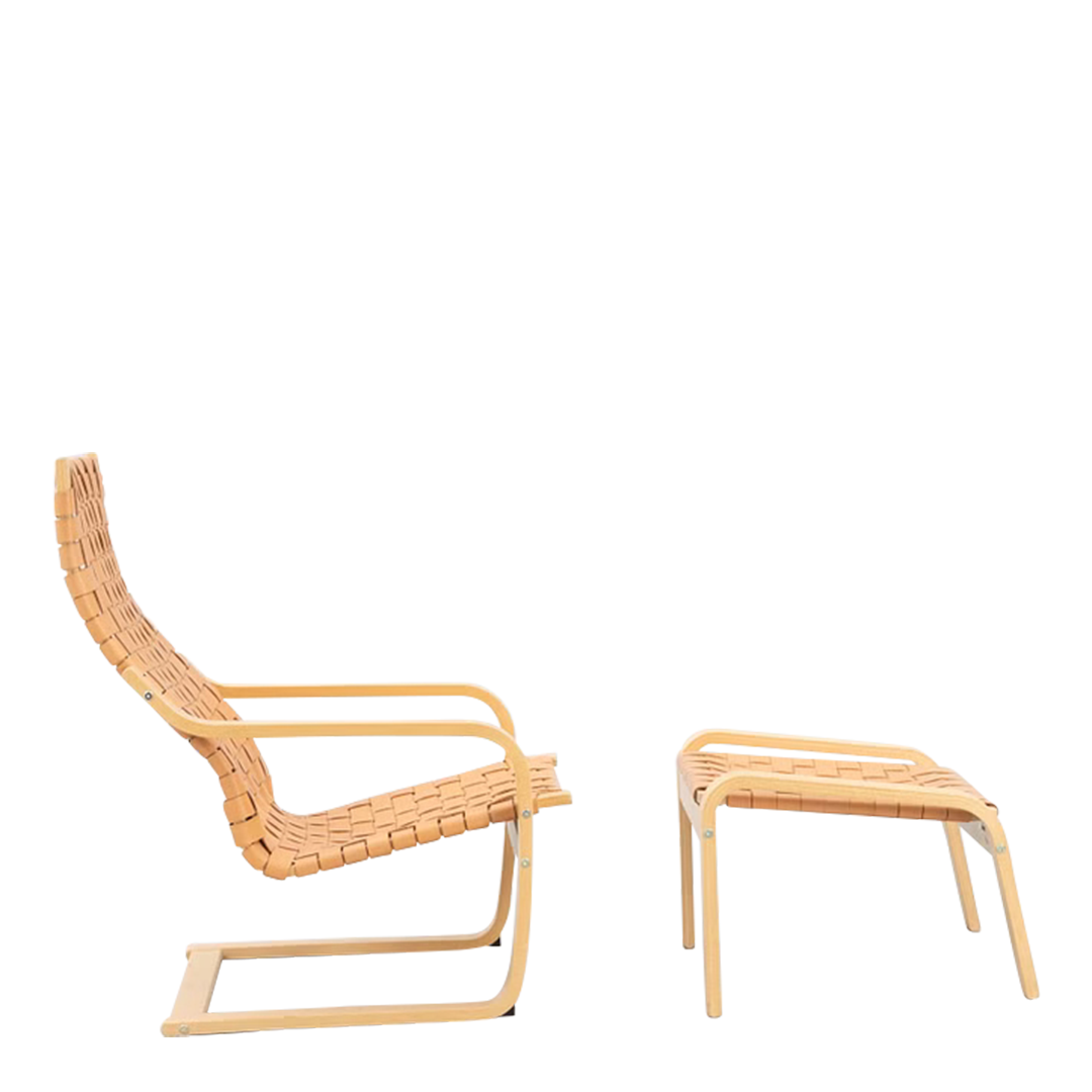 1976 Noboru Nakamura : "Poäng" chair and ottoman, IKEA
