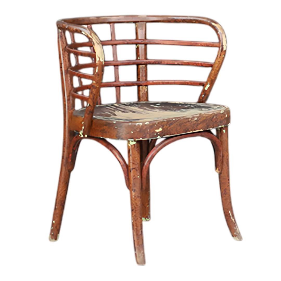 1930s Thonet : model B246 bentwood armchair, Czech