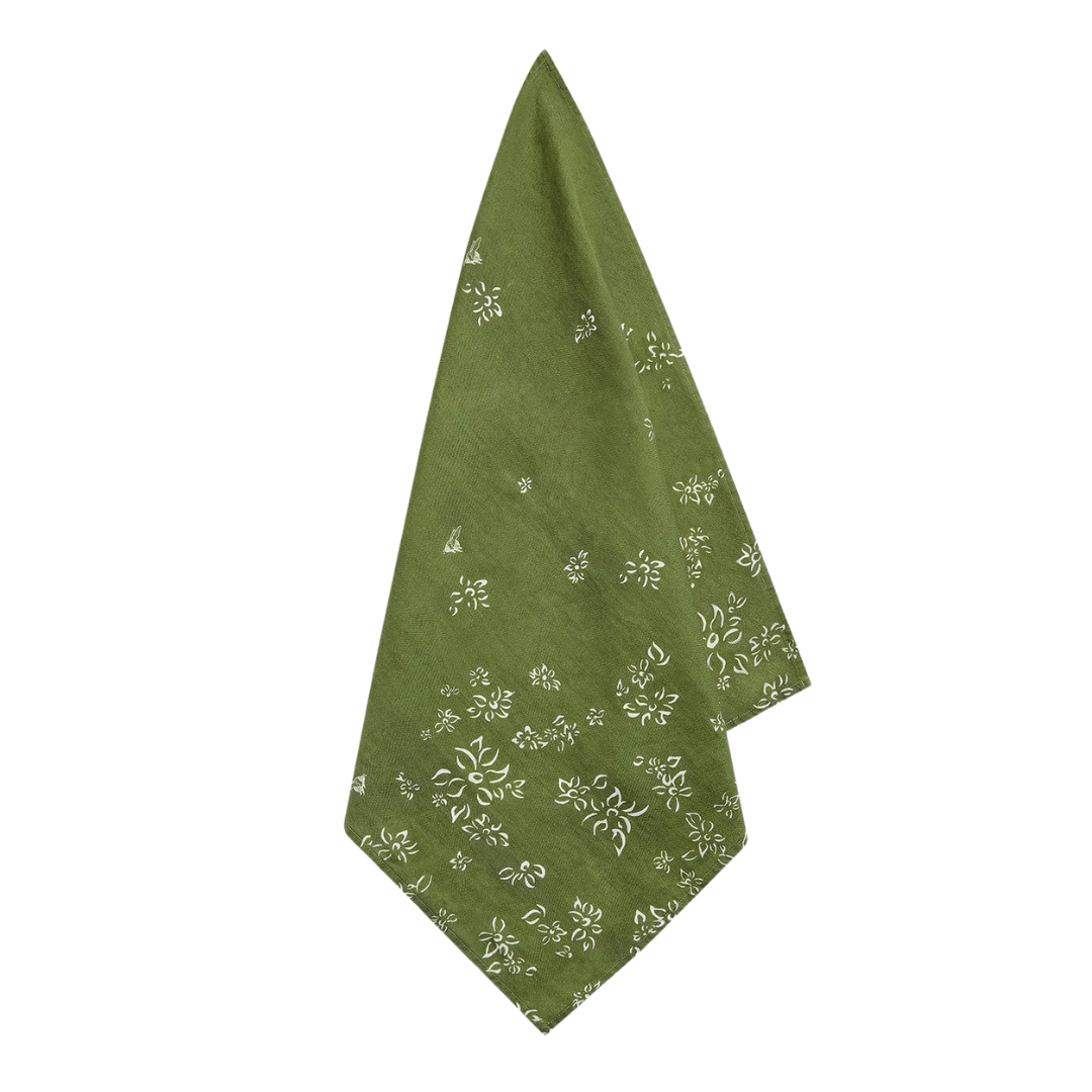 Summerill & Bishop : Falling Flower Linen Napkins, Set of 4