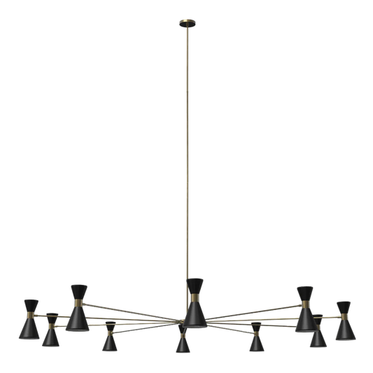 Blueprint Lighting : Campana Oval Pendant Chandelier