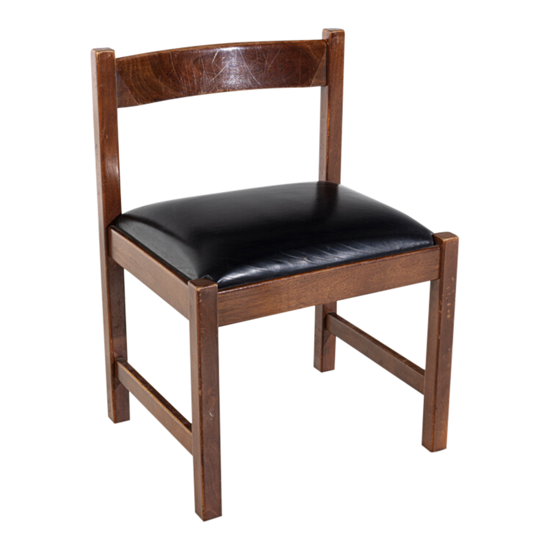1960s Giovanni Michelucci : set six Torbecchia dining chairs, Italy