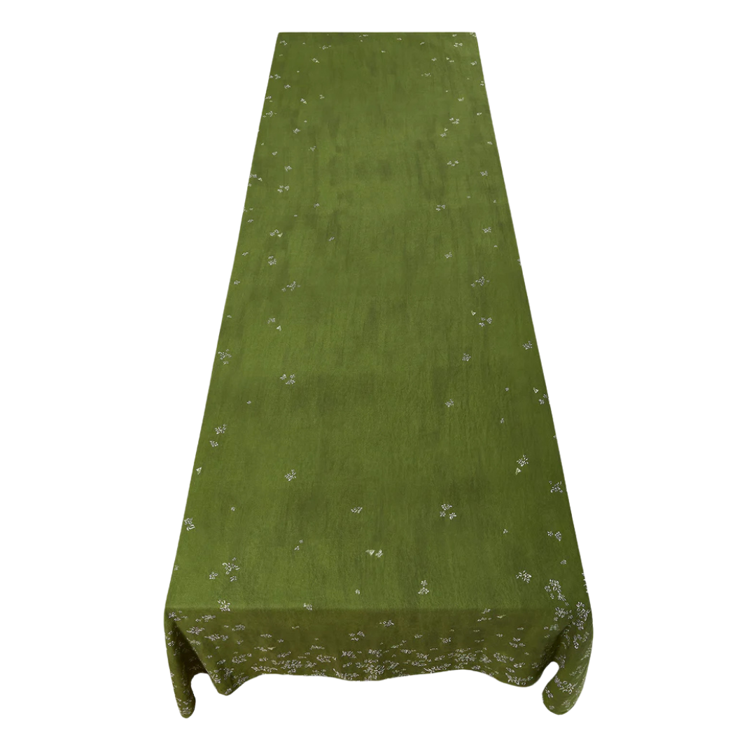 Summerill & Bishop : Falling Flower Linen Tablecloth