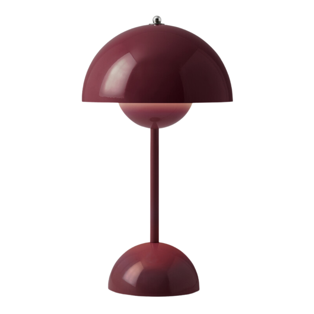 Verner Panton : Flowerpot VP9 Portable Table Lamp for &Tradition