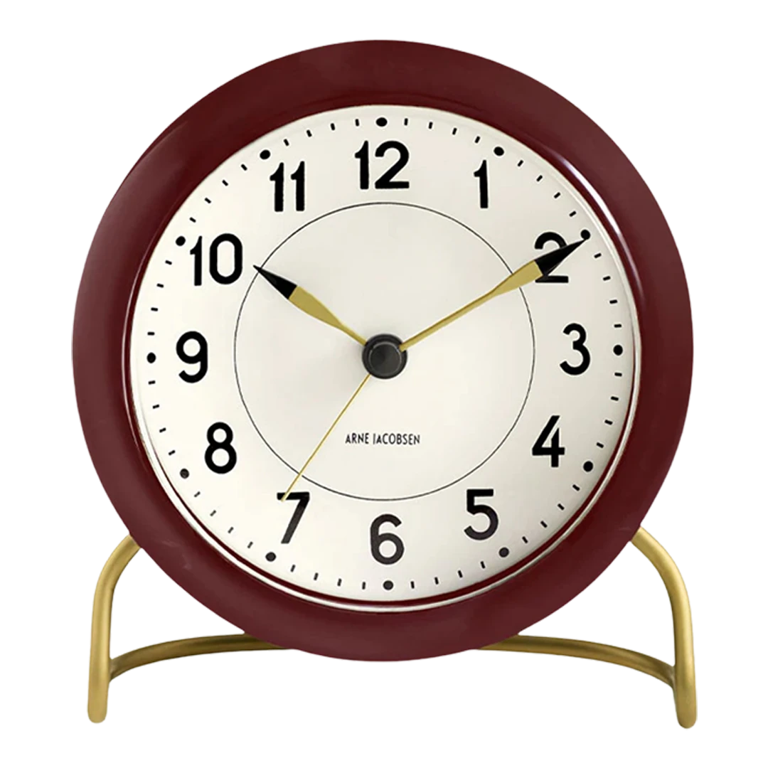1939 design Arne Jacobsen : alarm table clock for Lauritz Knudsen - Multiple Colors