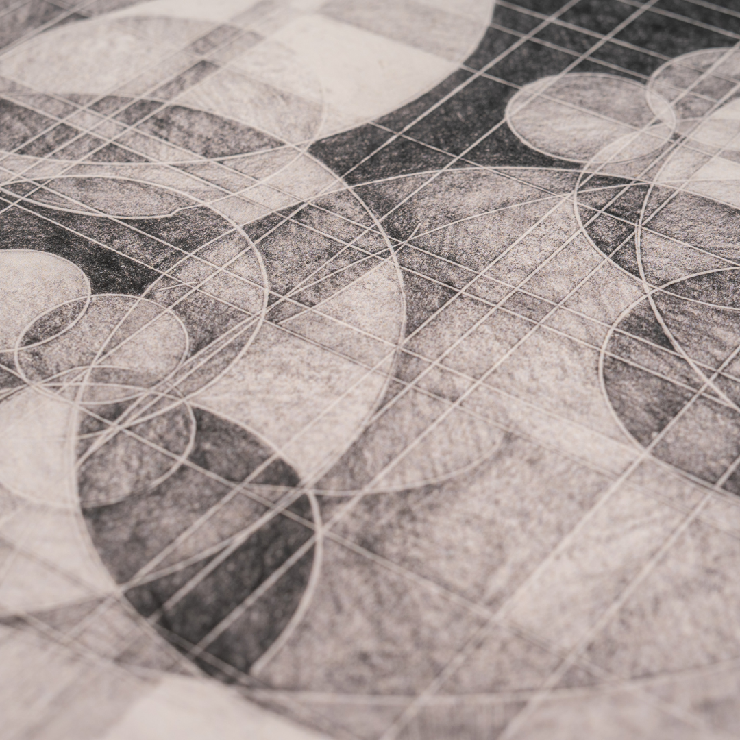 David Dew Bruner : "Oculus II" digital print on archival paper, Framed