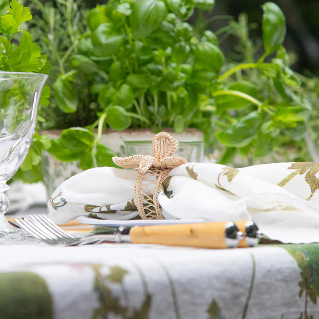 Summerill & Bishop : Herb Garden Linen Tablecloth