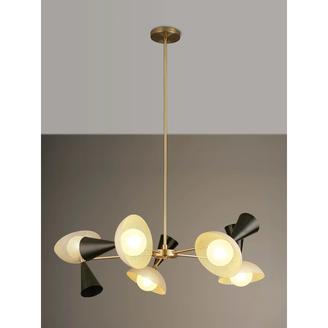 Blueprint Lighting : Molto 5-Arm Pendant Chandelier