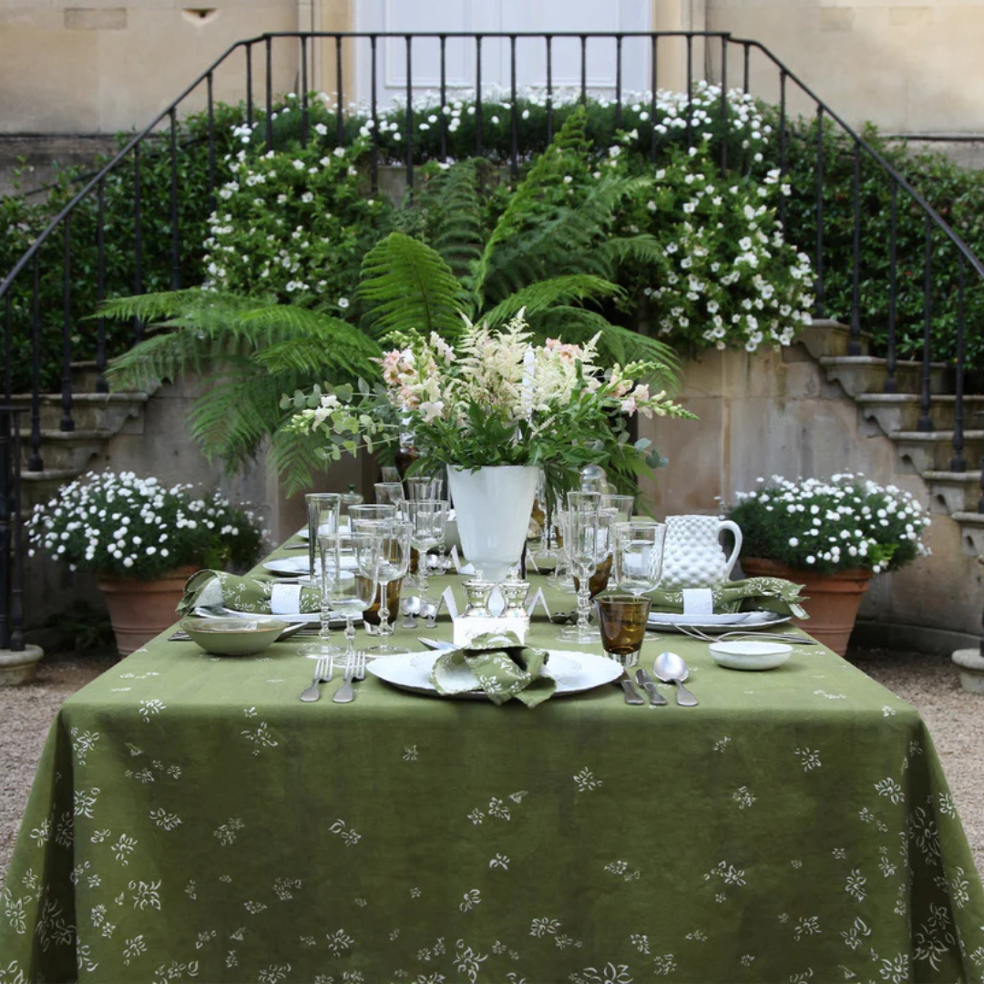Summerill & Bishop : Falling Flower Linen Napkins, Set of 4