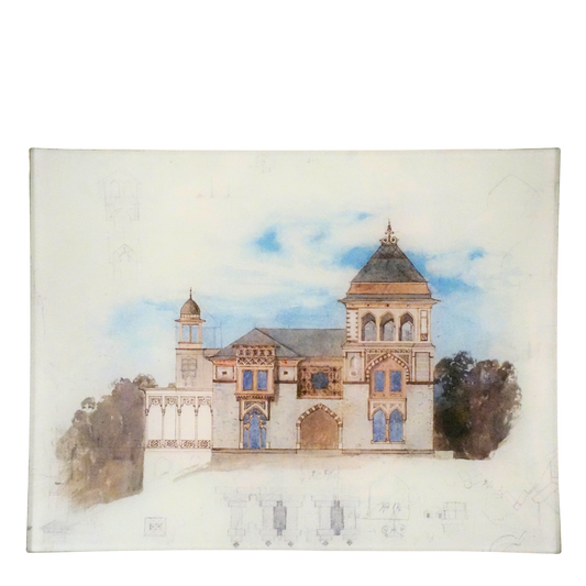 John Derian for FINCH : Frederic Edwin Church 8" x 10.5" decoupage tray
