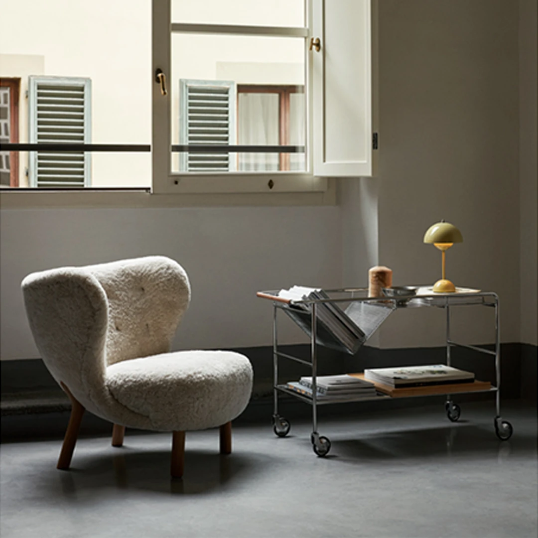 Note Design Studio : Alima NDS1 Trolley/Bar Cart for &Tradition