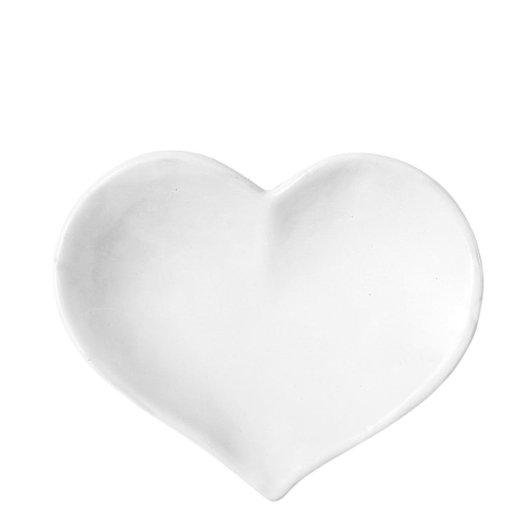 Astier de Villatte : Coeur Dessert Plate