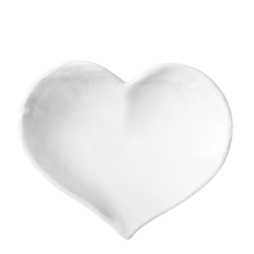 Astier de Villatte : Coeur Dinner Plate