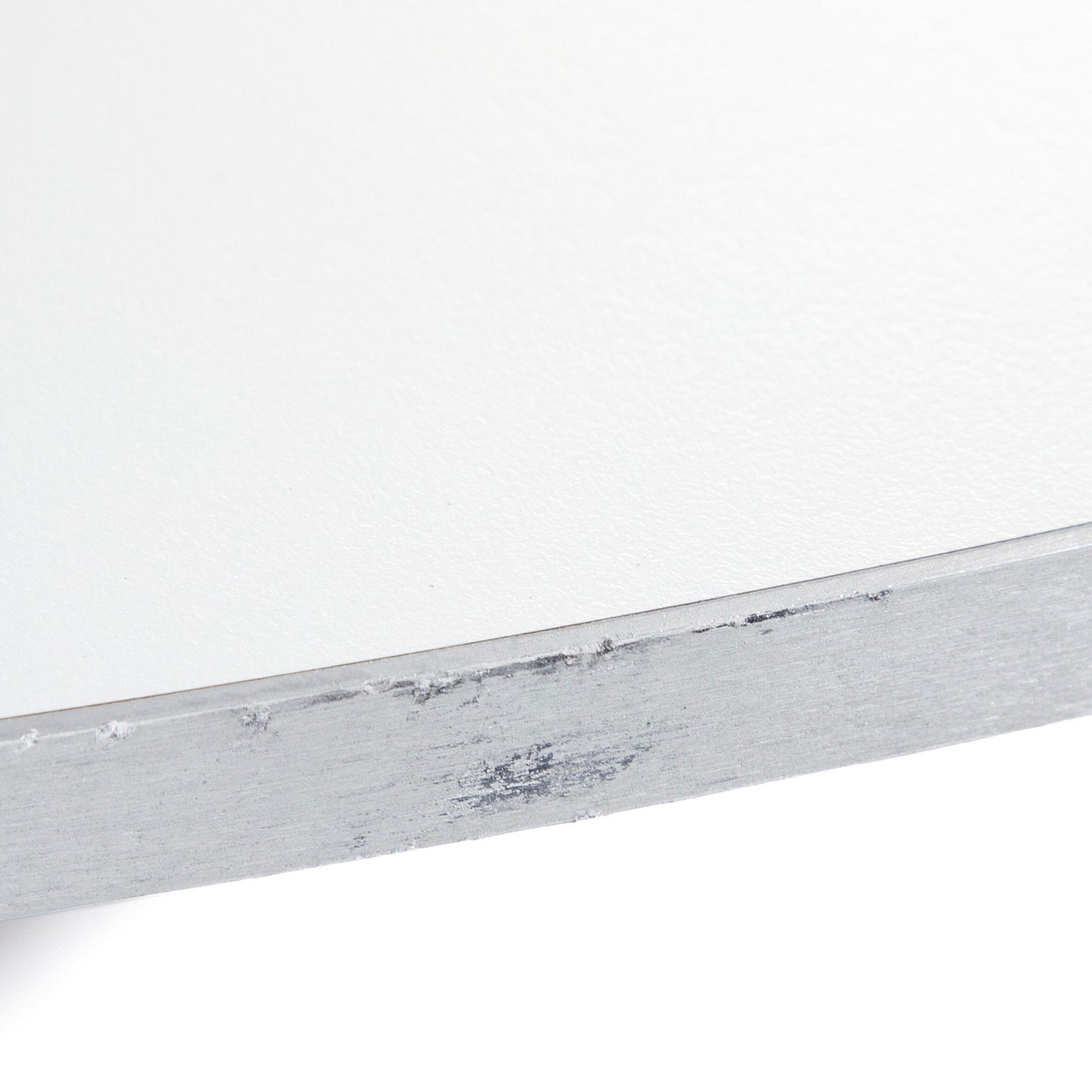 Arne Jacobsen : aluminum and white 57" laminate dining table, Denmark