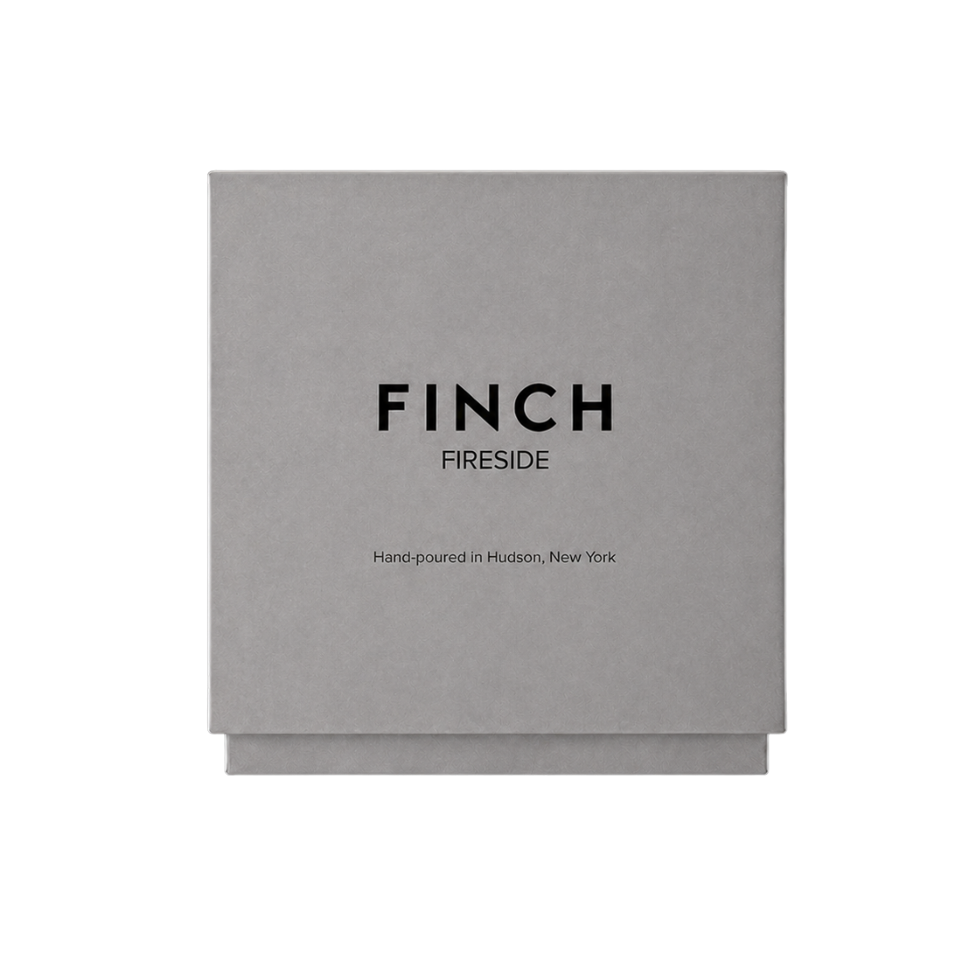 FINCH Original : Fireside Scented Candle, 12oz Soy