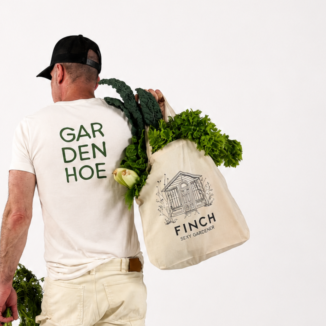 FINCH Original : Sexy Gardener 100% cotton tote