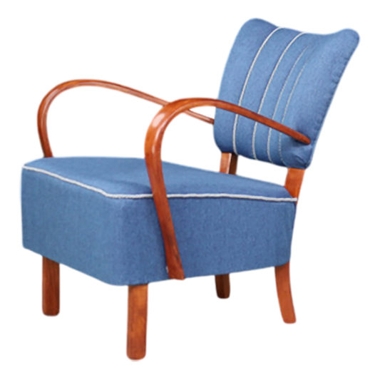 1930s Jindrich Halabala : restored H-237 armchair, UP Závody Czech
