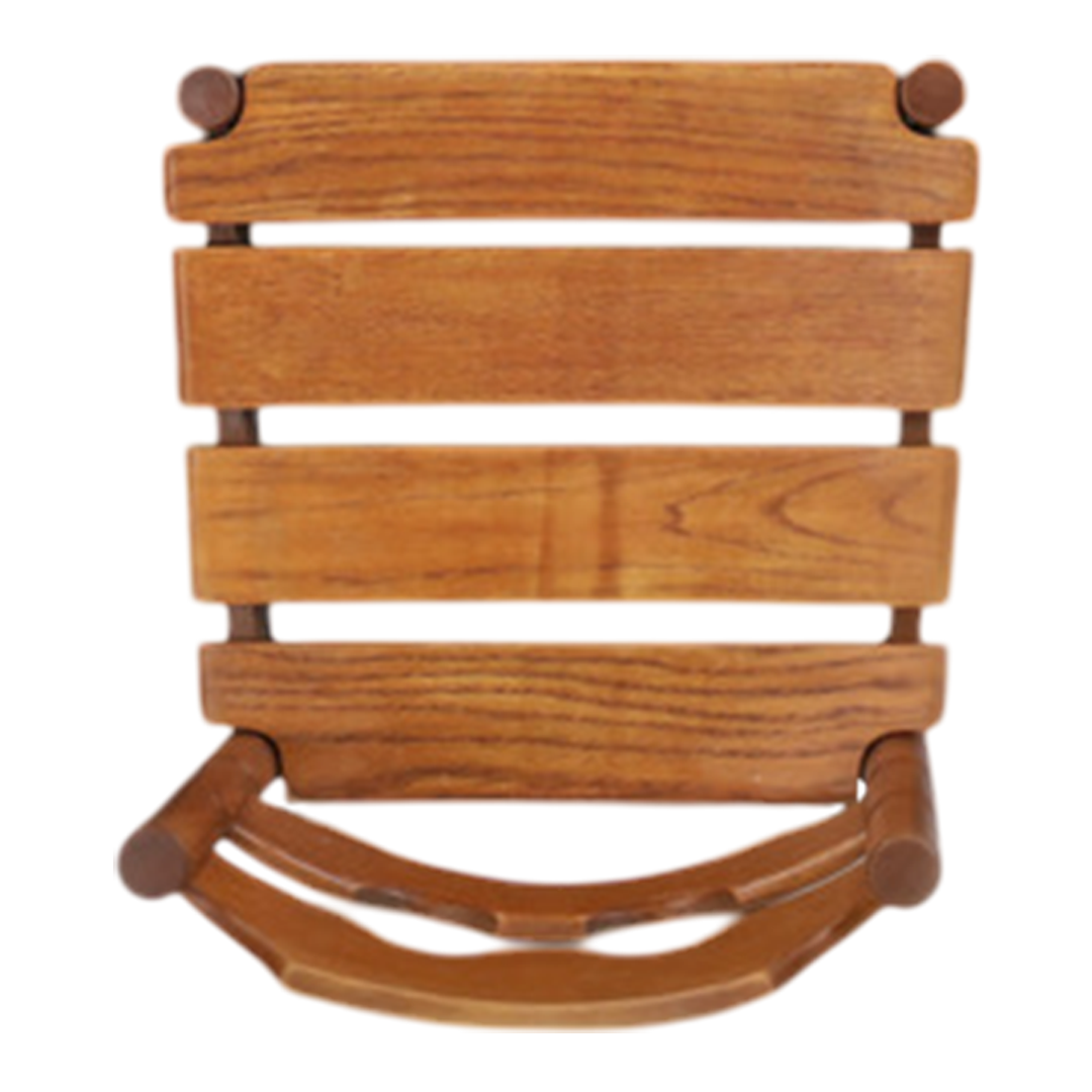 1960s Henning Kjaernulf : oakwood razorblade chair, Denmark