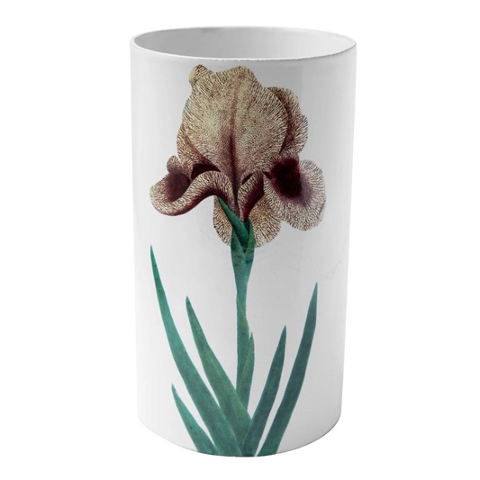 John Derian : Yellow Iris Vase for Astier de Villatte