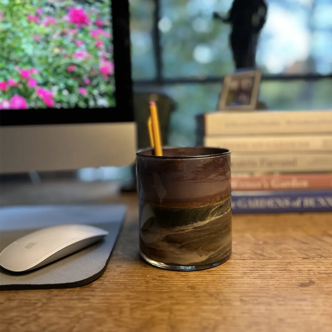 John Derian for FINCH : Frederic Edwin Church - decoupage desk cup