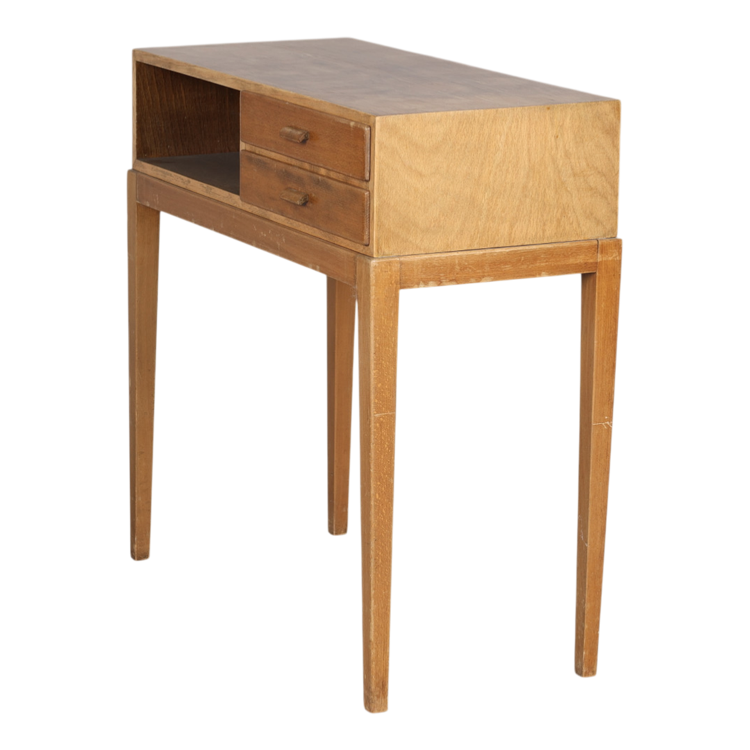 1960s Fritz Hansen : beechwood entrance table, Denmark