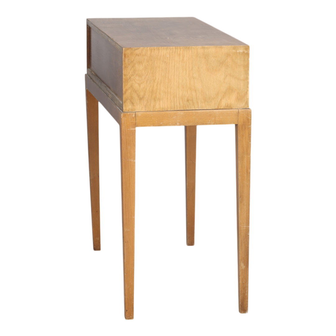 1960s Fritz Hansen : beechwood entrance table, Denmark