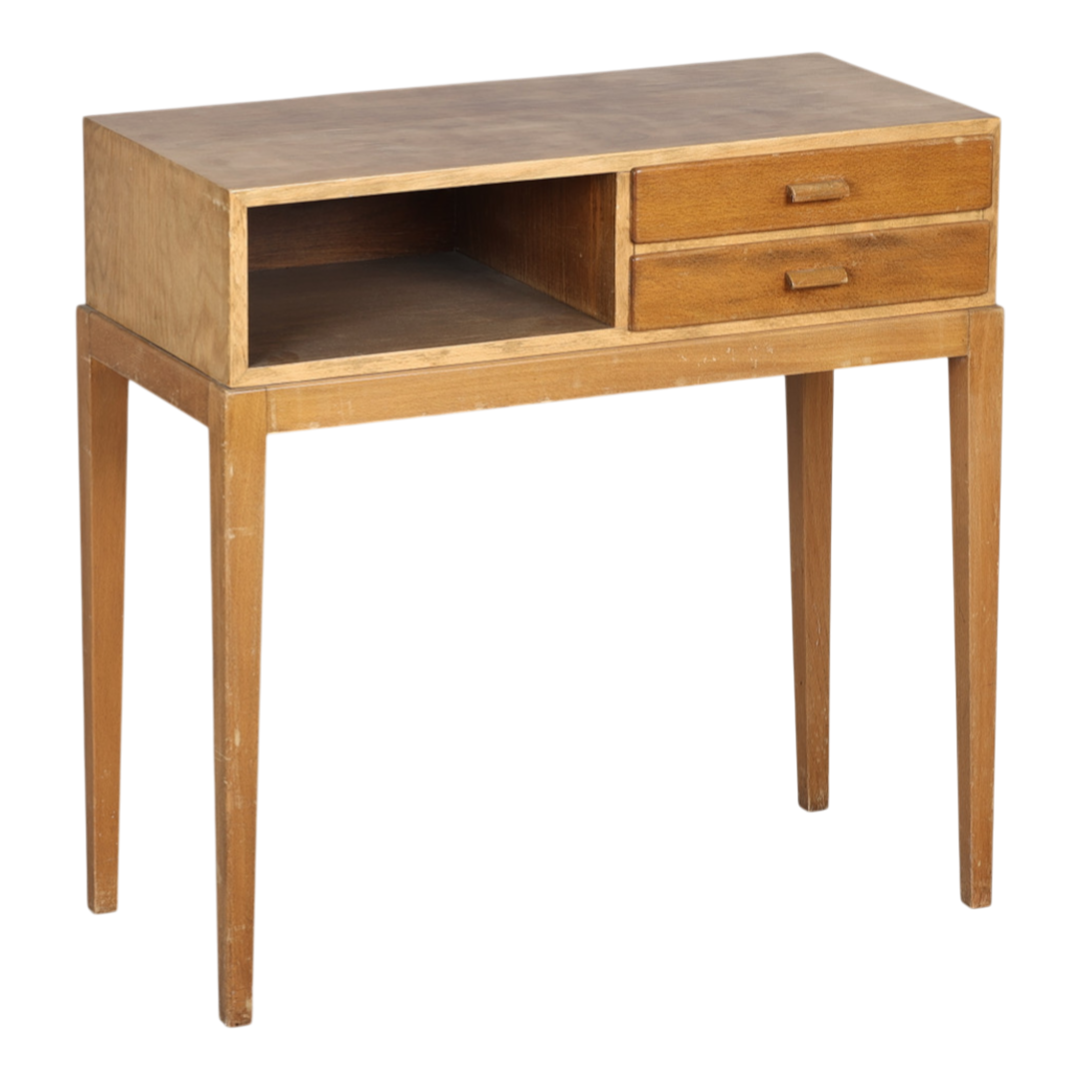 1960s Fritz Hansen : beechwood entrance table, Denmark