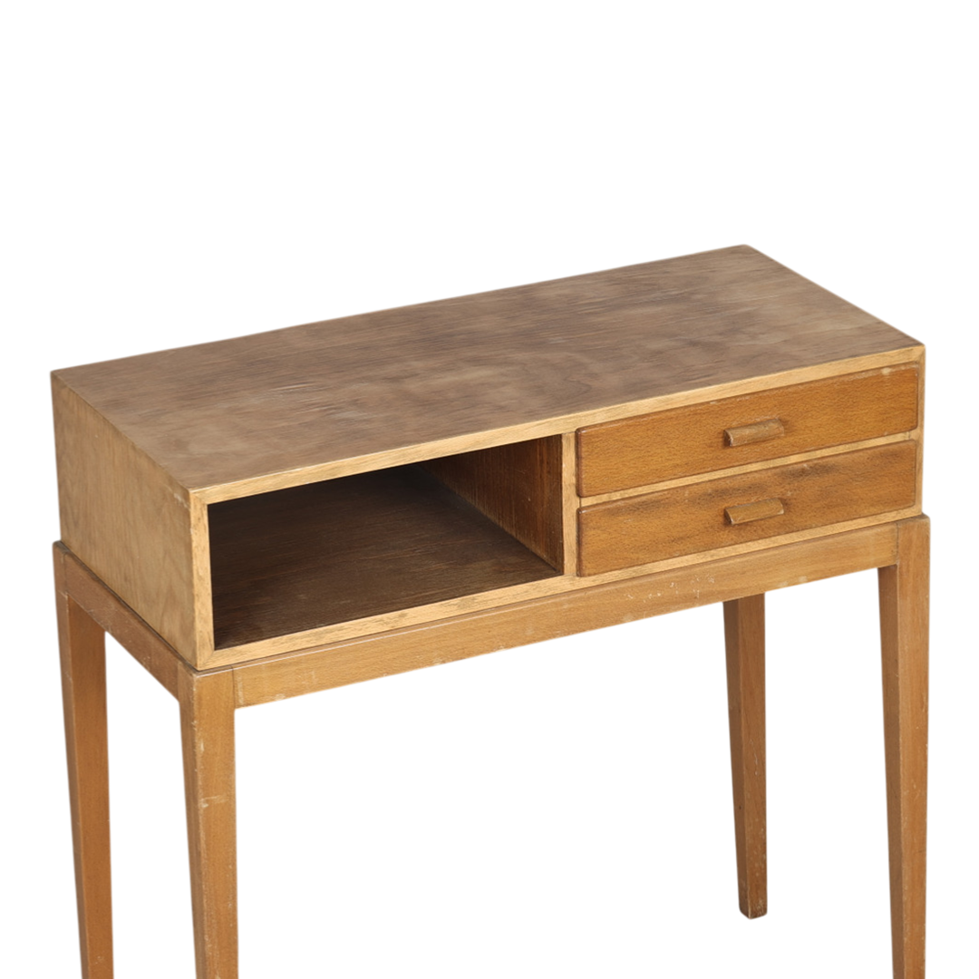 1960s Fritz Hansen : beechwood entrance table, Denmark
