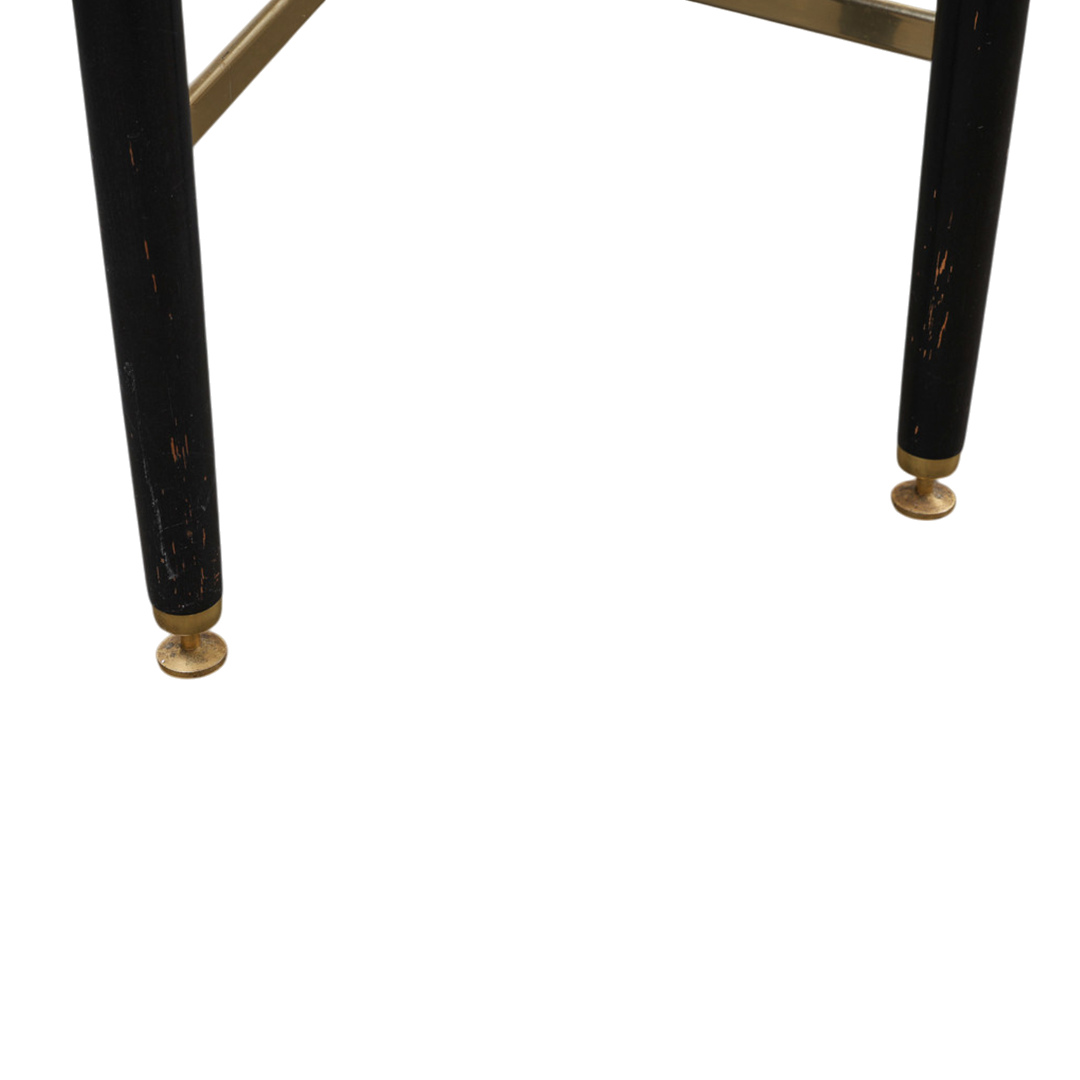 1958 British G-Plan : "Liberanza" desk in mahogany & brass