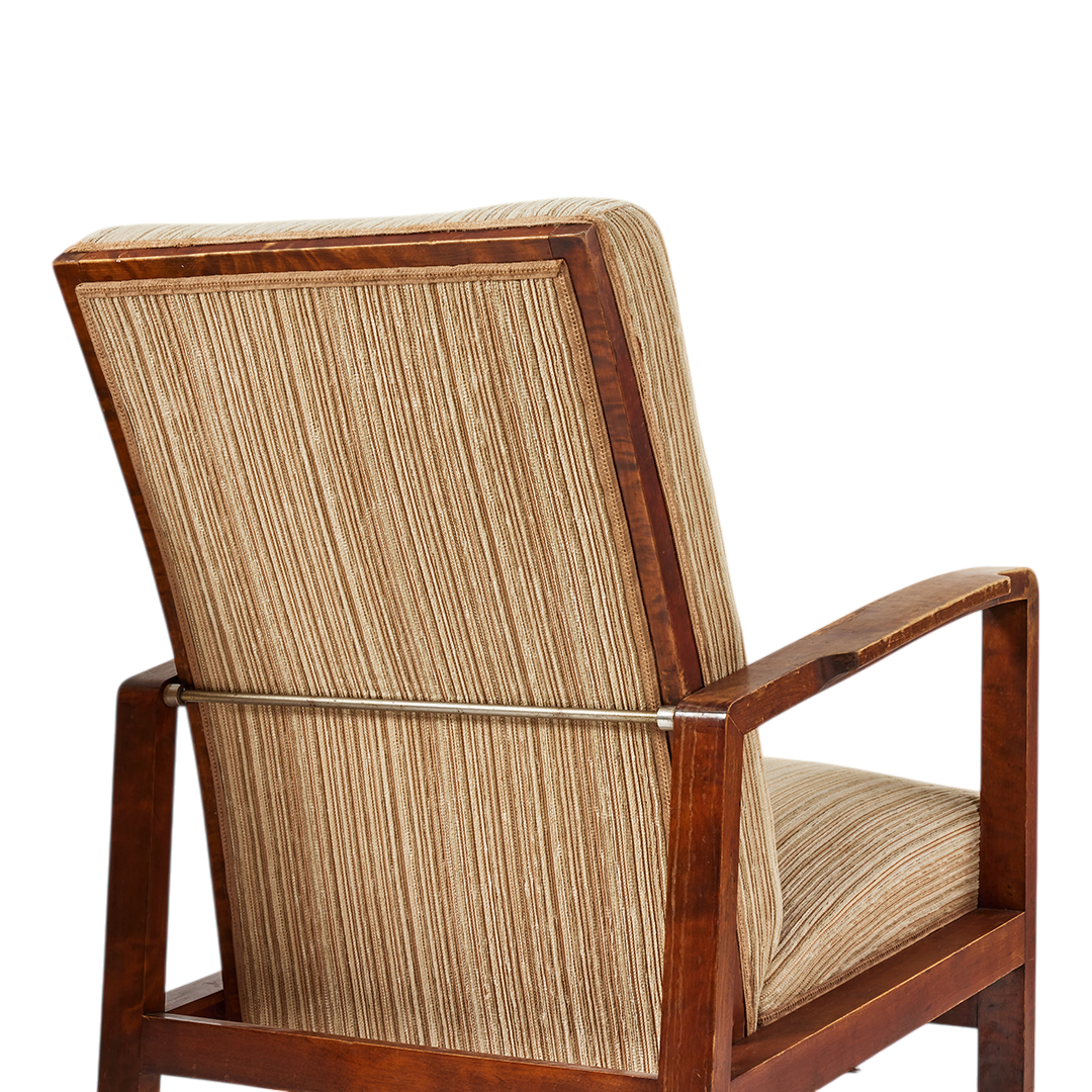1940 Bengt Östnäs : adjustable armchair in birchwood, Sweden