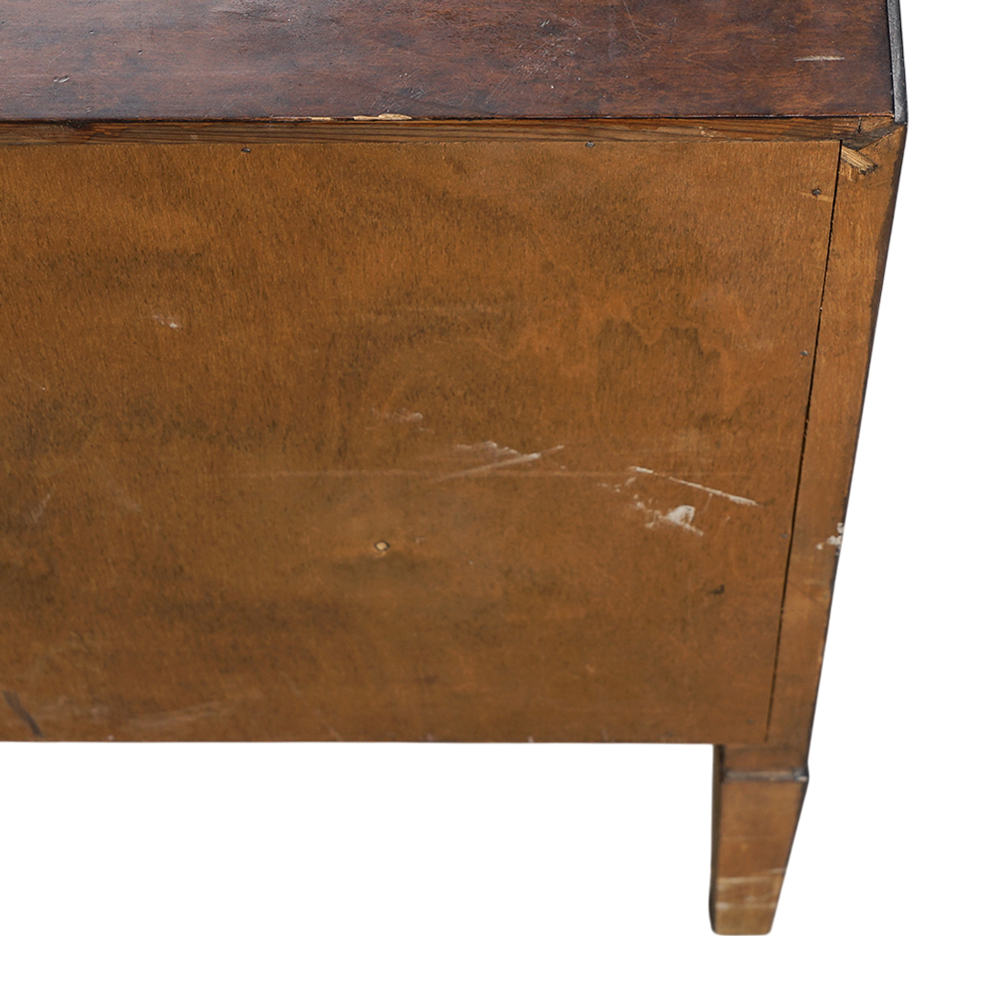 1920s Swedish Grace : exquisite Art Deco rootwood chest with intarsia