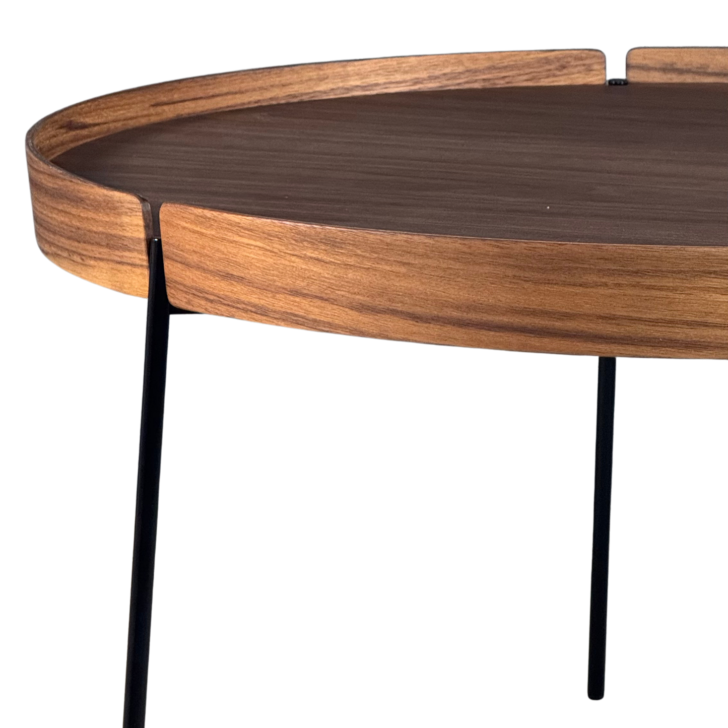 Nissen & Gehl : Model AK750 Reversible 32" Walnut "Turn Table" for Naver