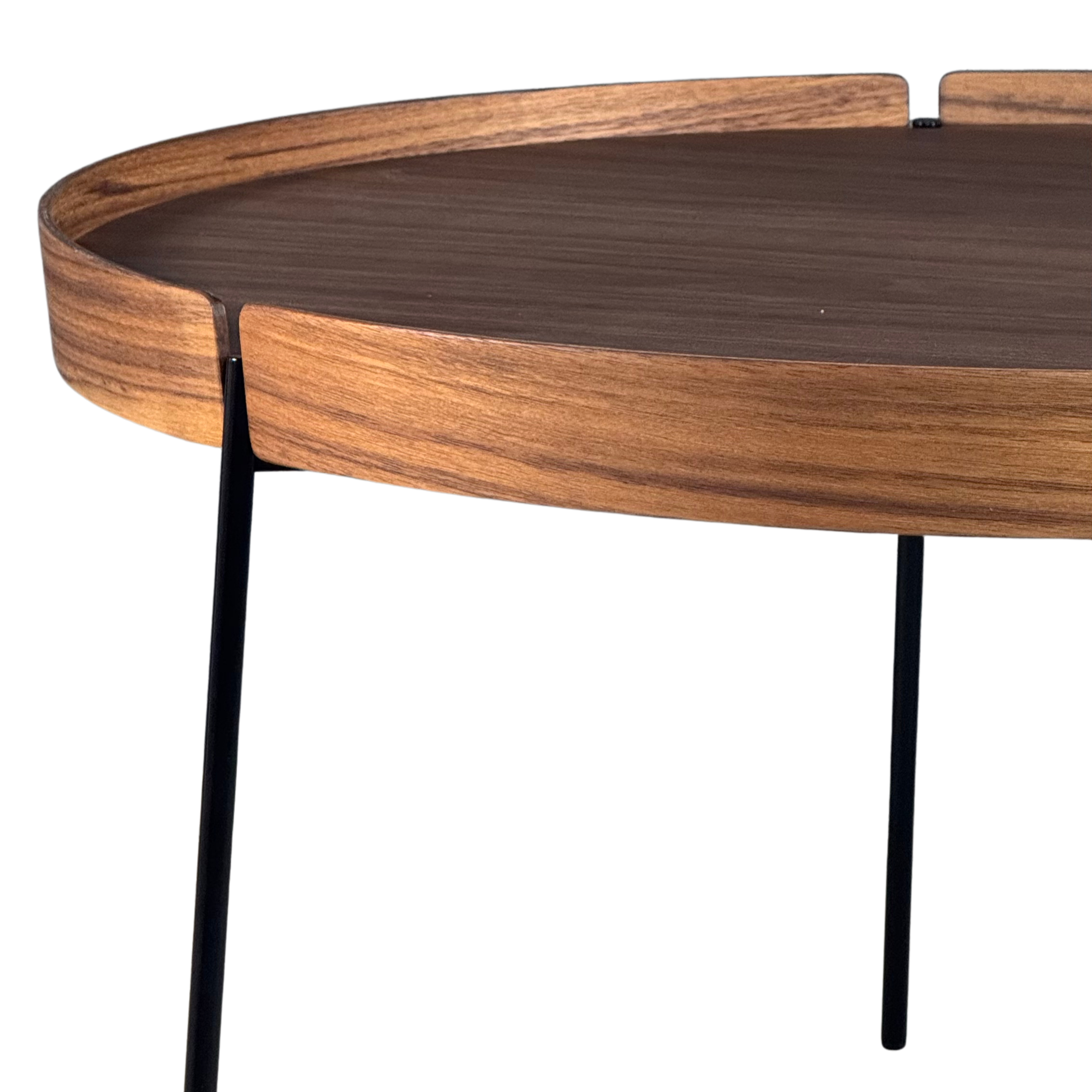 Nissen & Gehl : Model AK750 Reversible 32" Walnut "Turn Table" for Naver