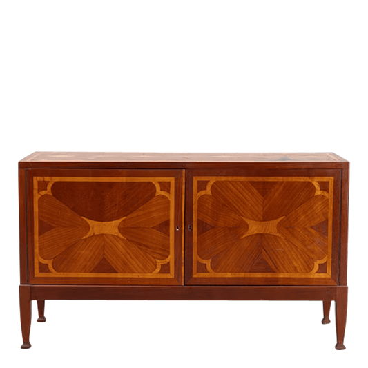 1930s European : floral kaleidoscope sideboard