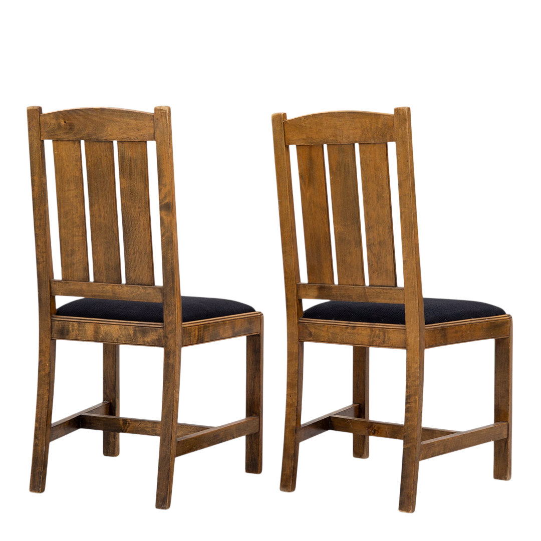 c1915 Carl Westman : Art Nouveau birch chair w/carved motif