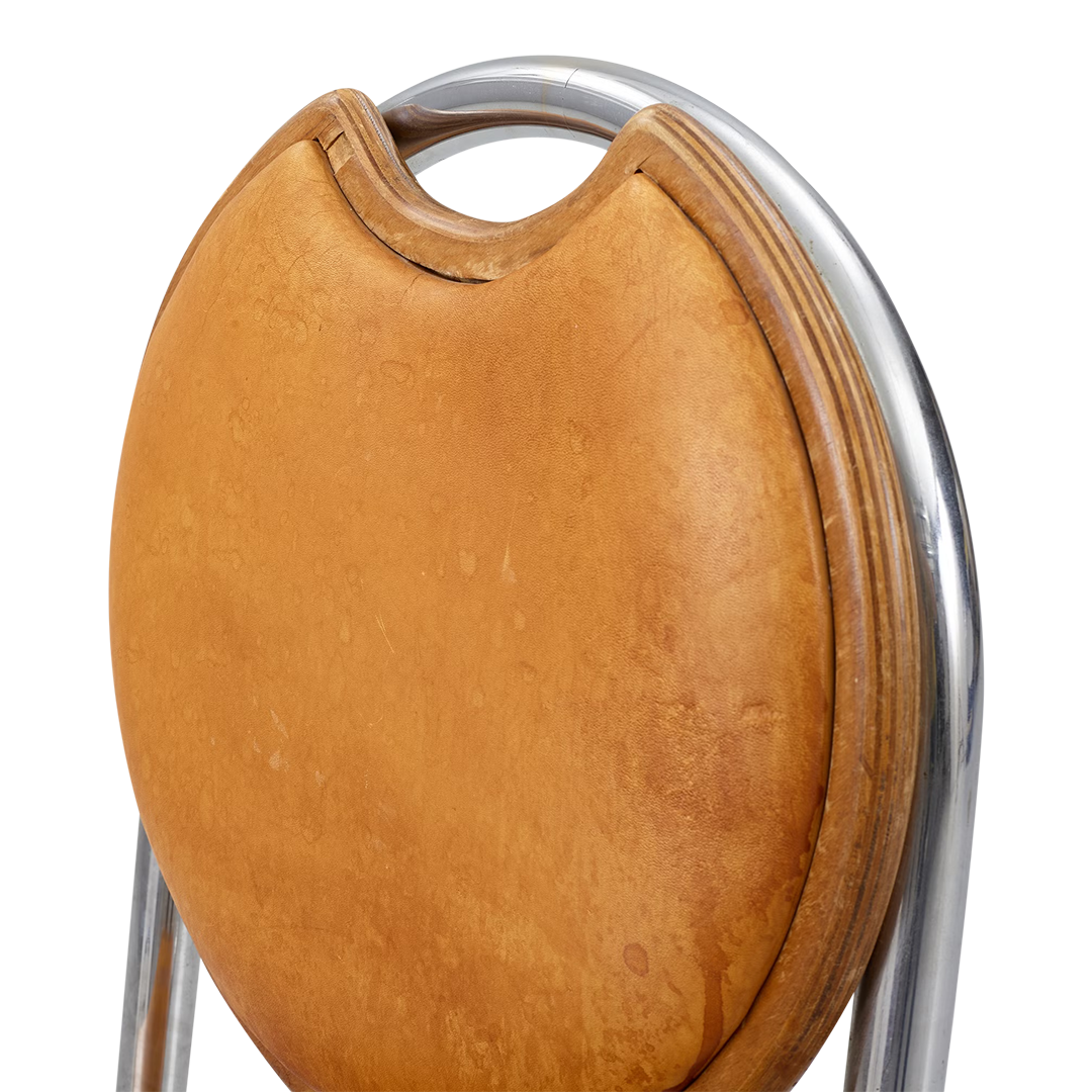 1930s Sven Markelius : tubular chrome & leather 