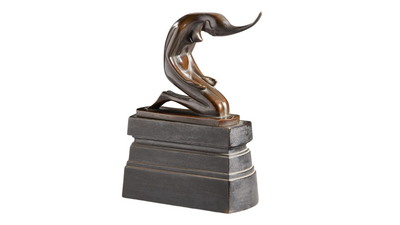 c1920 Art Deco bronze by Hamspohn