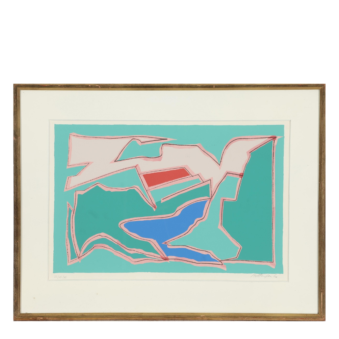 1960 Richard Mortensen : silkscreen in colors, 