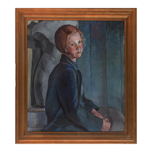 Siegfried Neuhau : 1933 dated portrait of Karen Juul Mortensen