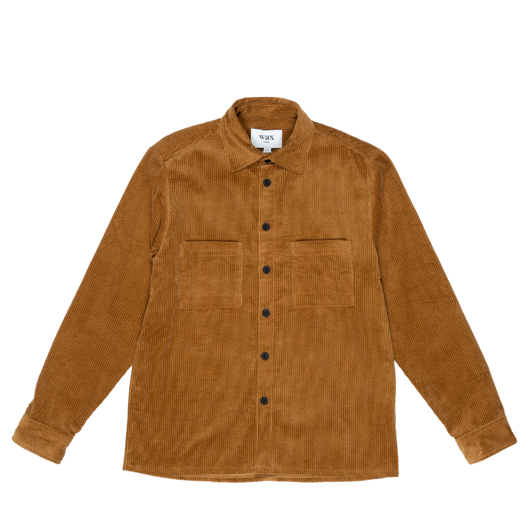 Wax London : Whiting Overshirt in Jumbo Cord