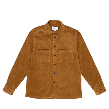 Wax London : Whiting Overshirt in Jumbo Cord