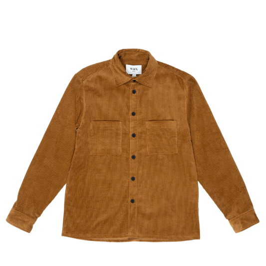 Wax London : Whiting Overshirt in Jumbo Cord