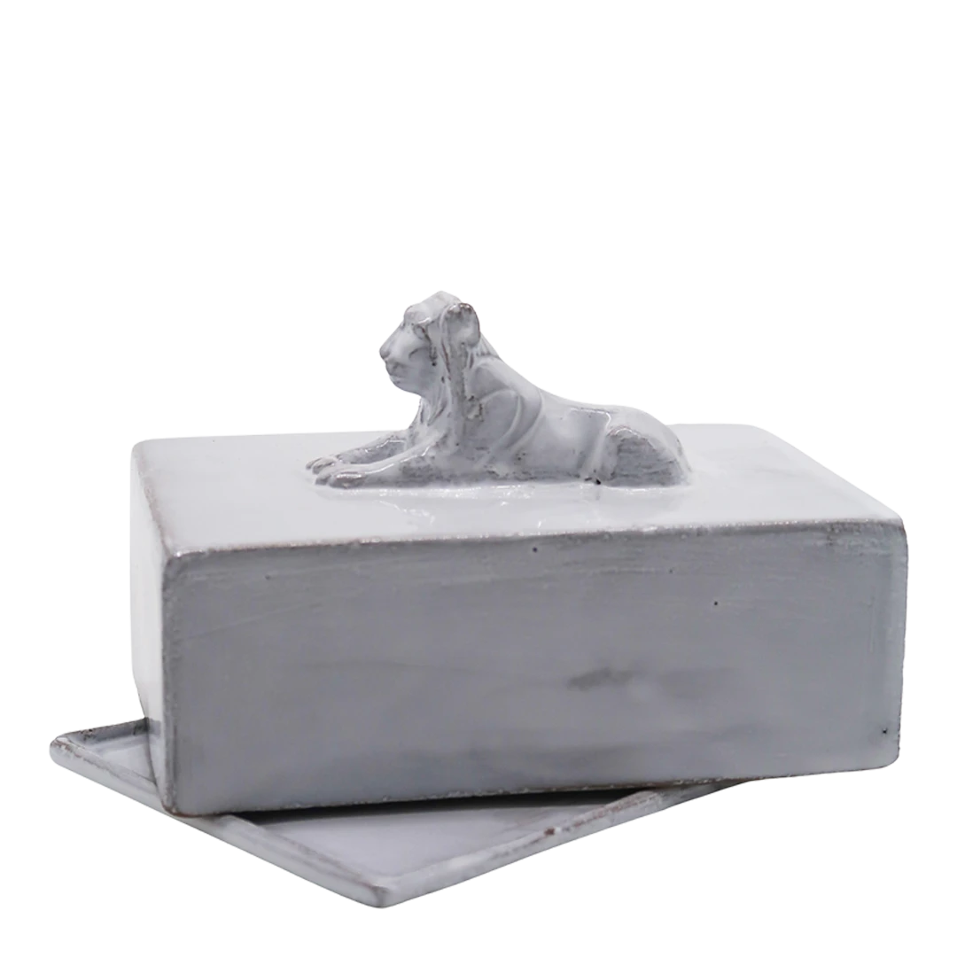 Astier de Villatte : Lion Butter Dish