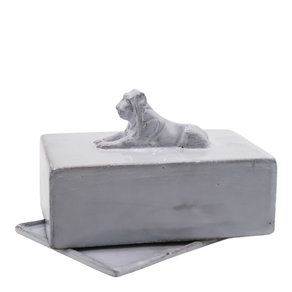 Astier de Villatte : Lion Butter Dish