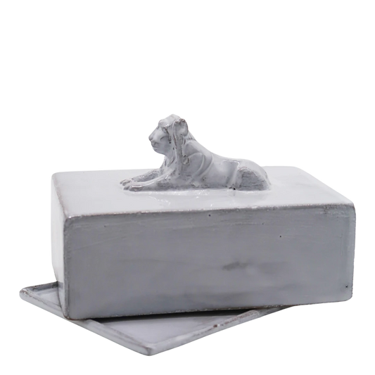 Astier de Villatte : Lion Butter Dish