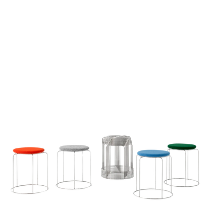 Verner Panton : Wire Stool VP11 for &tradition