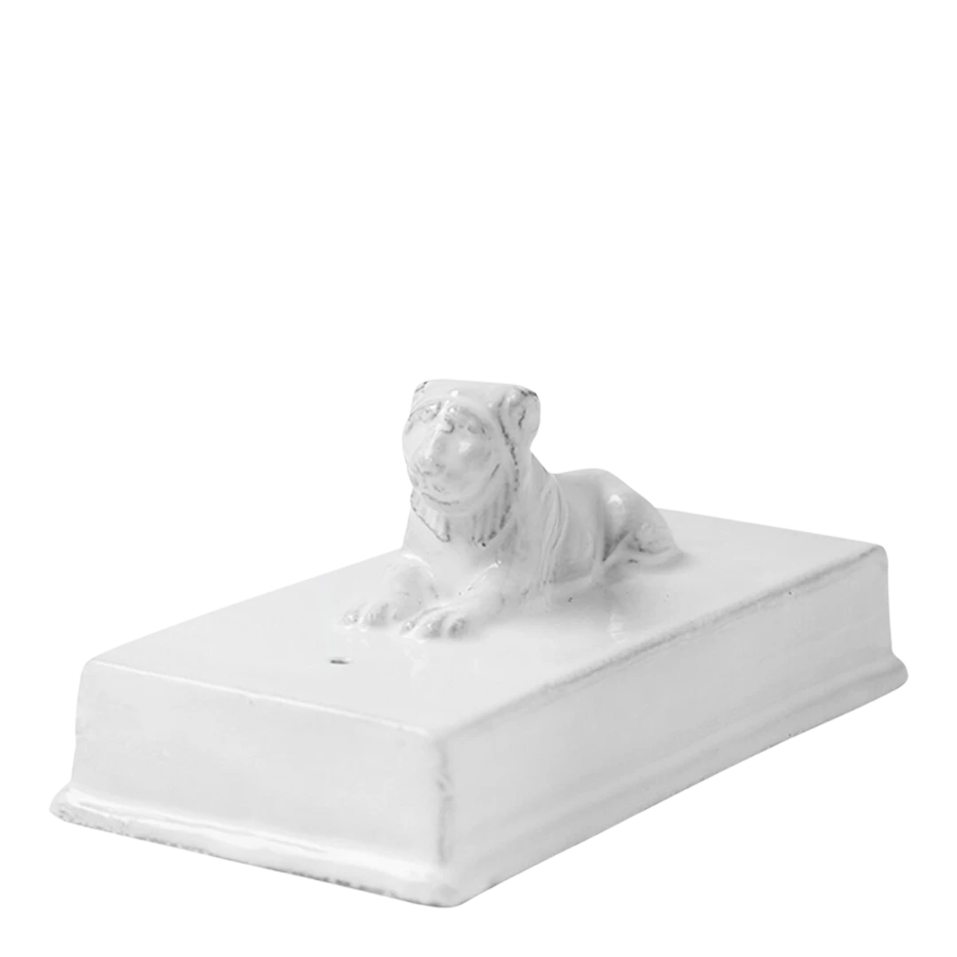 Astier de Villatte : Lion on Slab Incense Holder
