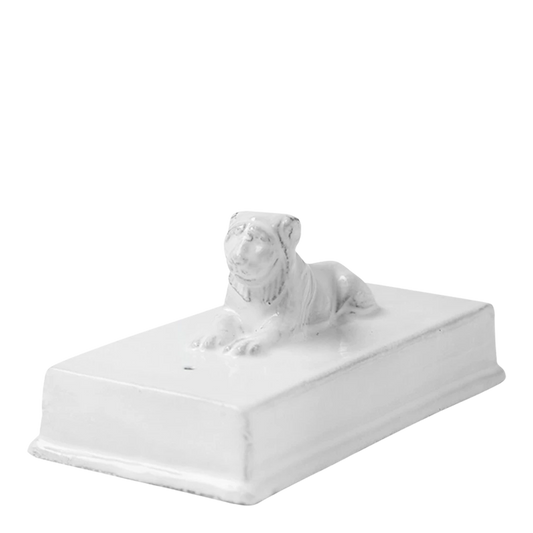 Astier de Villatte : Lion on Slab Incense Holder