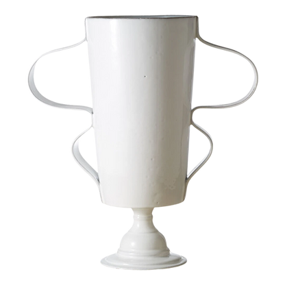 Astier de Villatte : Wavy Handles Vase, 15"