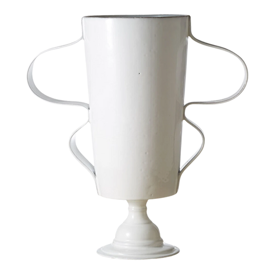 Astier de Villatte : Wavy Handles Vase, 15"